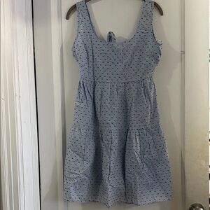 Blue Sleeveless Dress